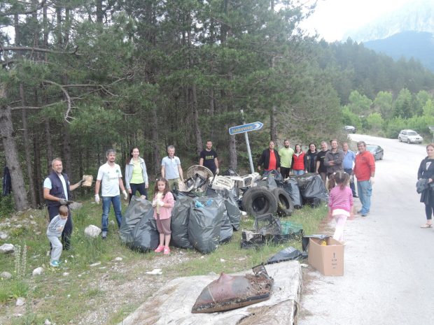Πετυχημένη η δράση εθελοντικού καθαρισμού στα Τζουμέρκα.